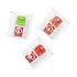 Coffret de 30 sachets de thé vert, rouge et Chai avec épices.