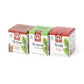 Set de thés avec emballage en carton recyclé NAZARI
