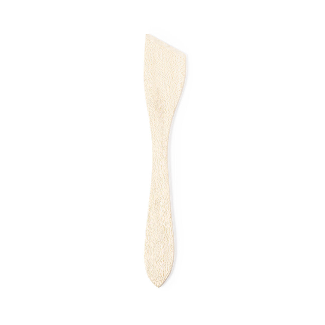 Spatule fabriquée en bois naturel HEVER personnalisable logo entreprise