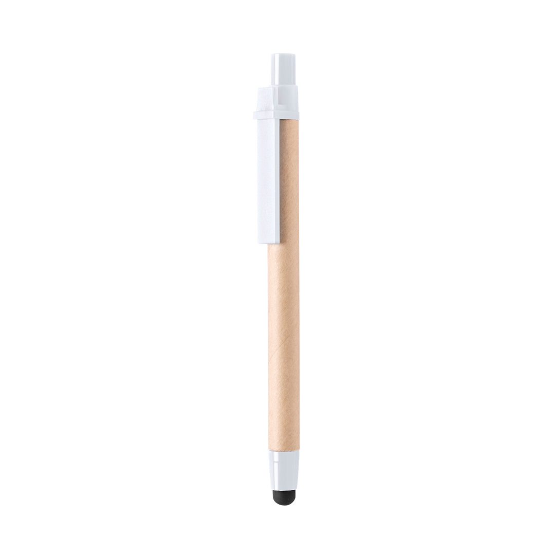 stylo than en Carton recyclé de couleur naturelle, pour un look éco-responsable et élégant.