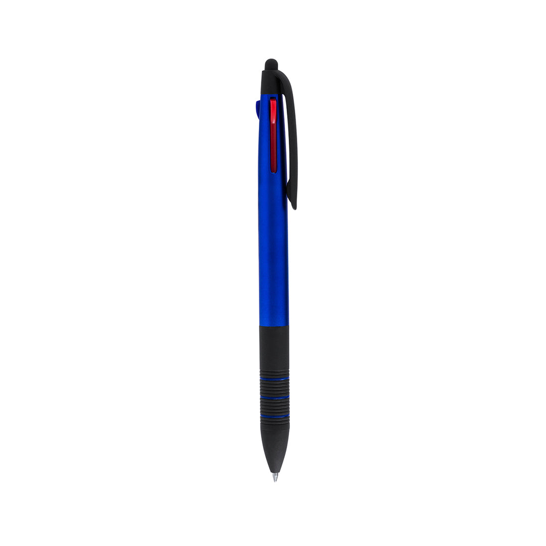 stylo betsi Équipé de trois cartouches d'encre de couleurs différentes (bleue, rouge et noire) pour une polyvalence d'écriture.