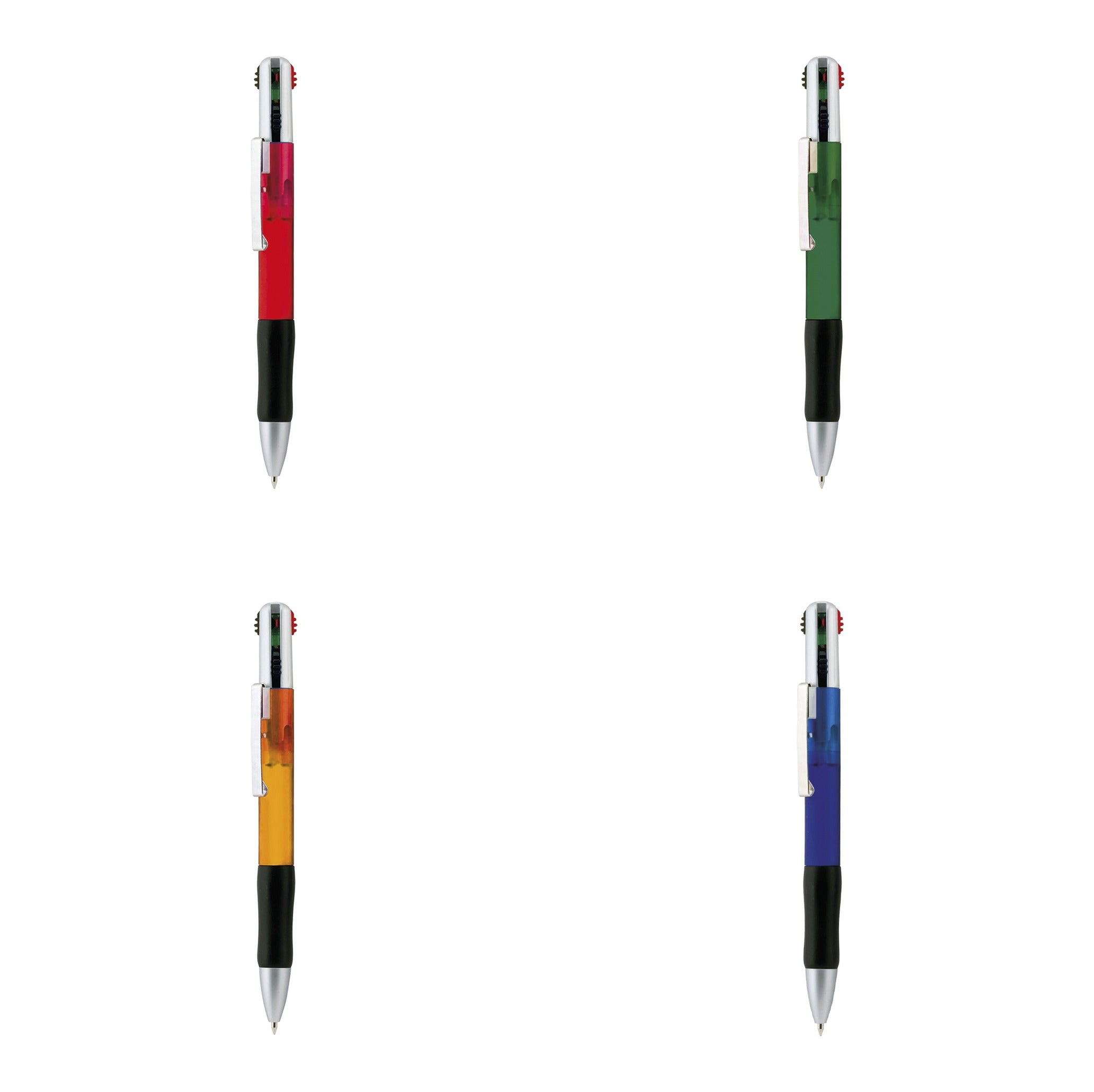 stylo multifour coloris multiples Idéal pour les étudiants, les professionnels et les amateurs de papeterie recherchant un stylo polyvalent et fonctionnel.