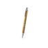 Stylo bille avec poussoir en bambou LETTEK personnalisable logo entreprise