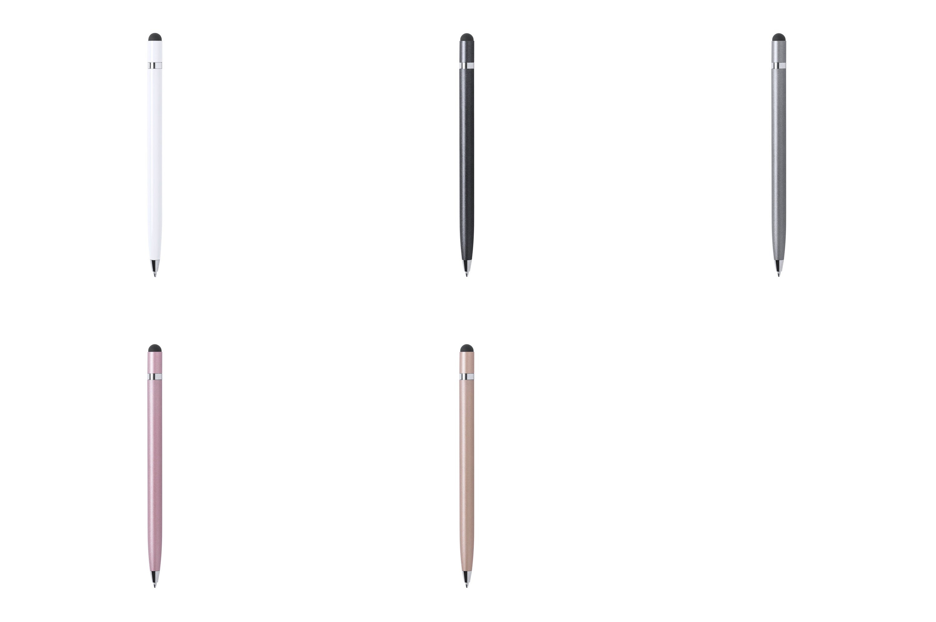 stylo mulent Disponible en couleurs blanche, or, rose, argent et graphite avec finition brillante