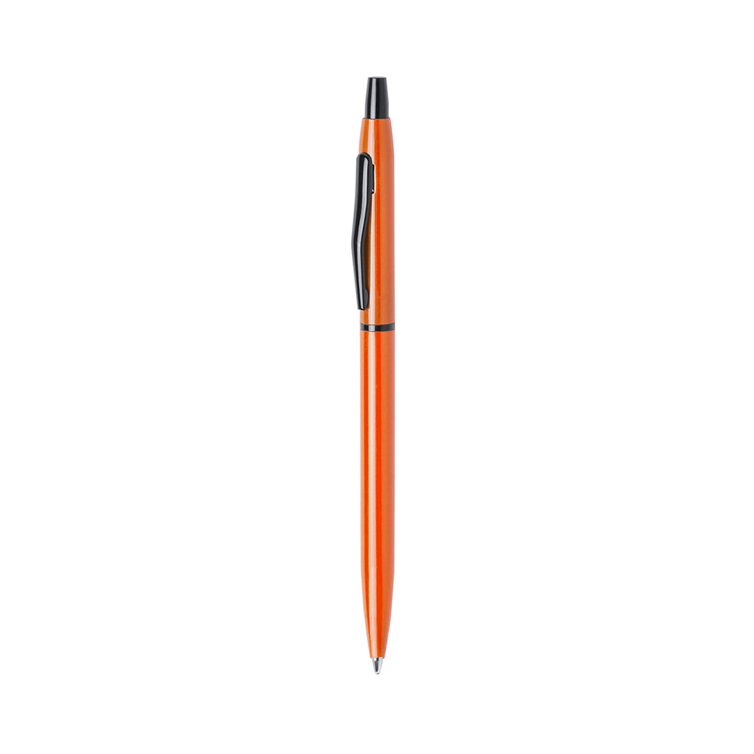 Stylo bille corps en aluminium PIRKE orange