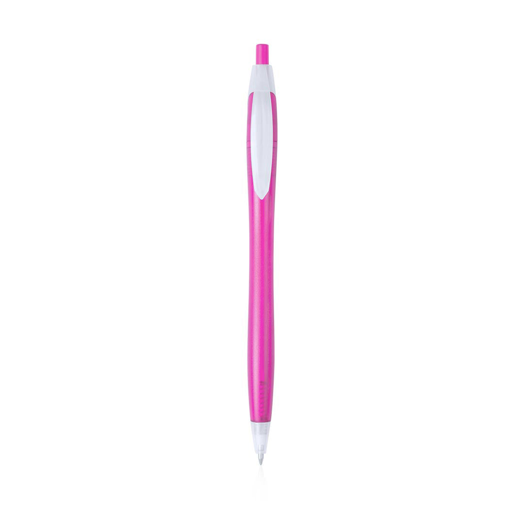 Stylo bille couleur multiple LUCKE rose