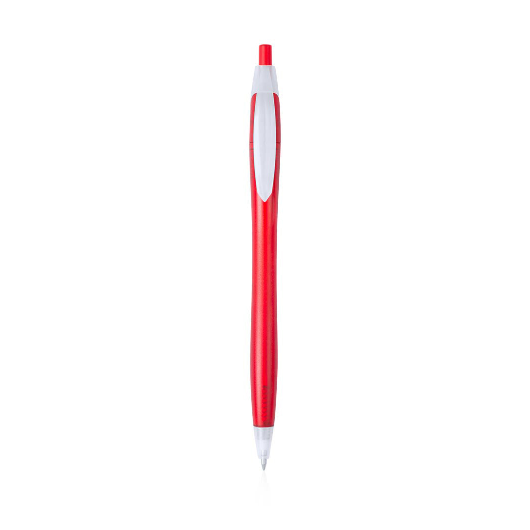 Stylo bille couleur multiple LUCKE rouge