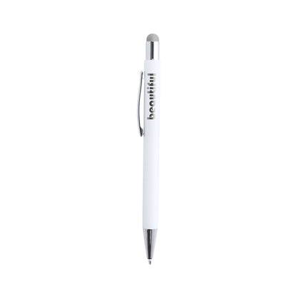 Stylo bille en aluminium blanc WONER