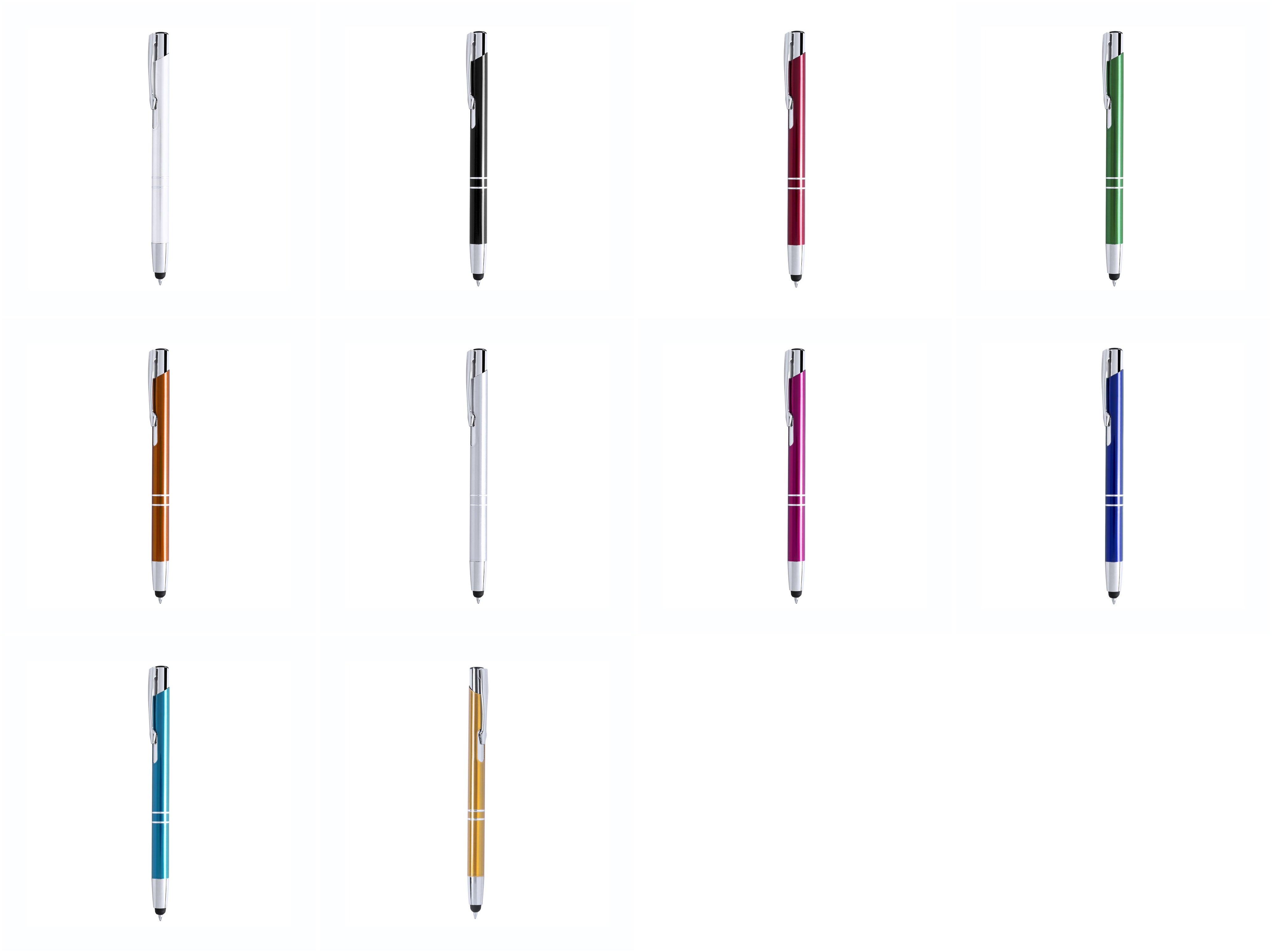 Stylo bille en aluminium MITCH coloris multiples