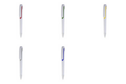 stylo klinch avec Combinaison de couleurs vives sur les attributs pour un style audacieux.