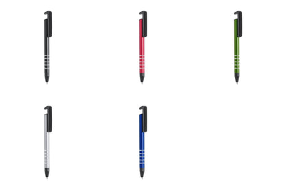 stylo idris Disponible en différentes couleurs vives avec finition métallisée.