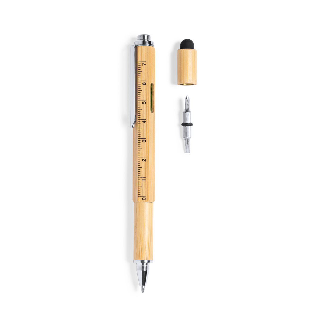 stylo rakars avec Niveau intégré et règle sur le corps du stylo, augmentant sa fonctionnalité pour diverses tâches.