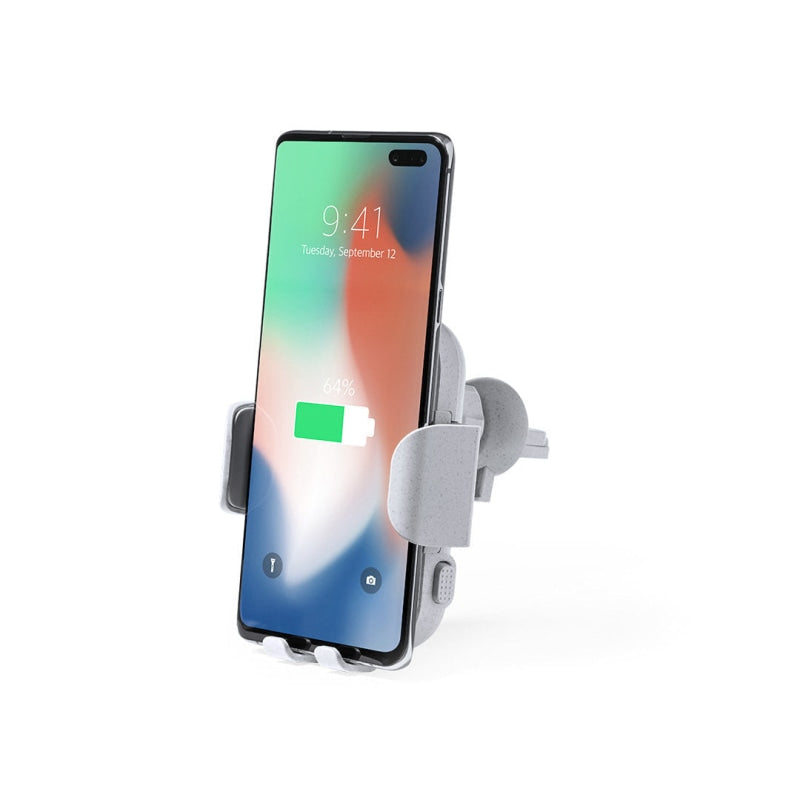 Support De Chargeur Voiture Sans Fil En Bambou Yaben Chargeur