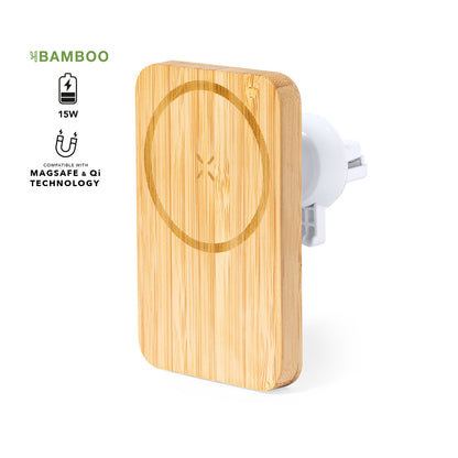 Vue d'ensemble du support de voiture pour smartphone en bambou Nature Line