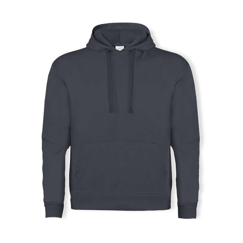 Sweat à capuche coton peigné biologique et de polyester RPET HARNIX