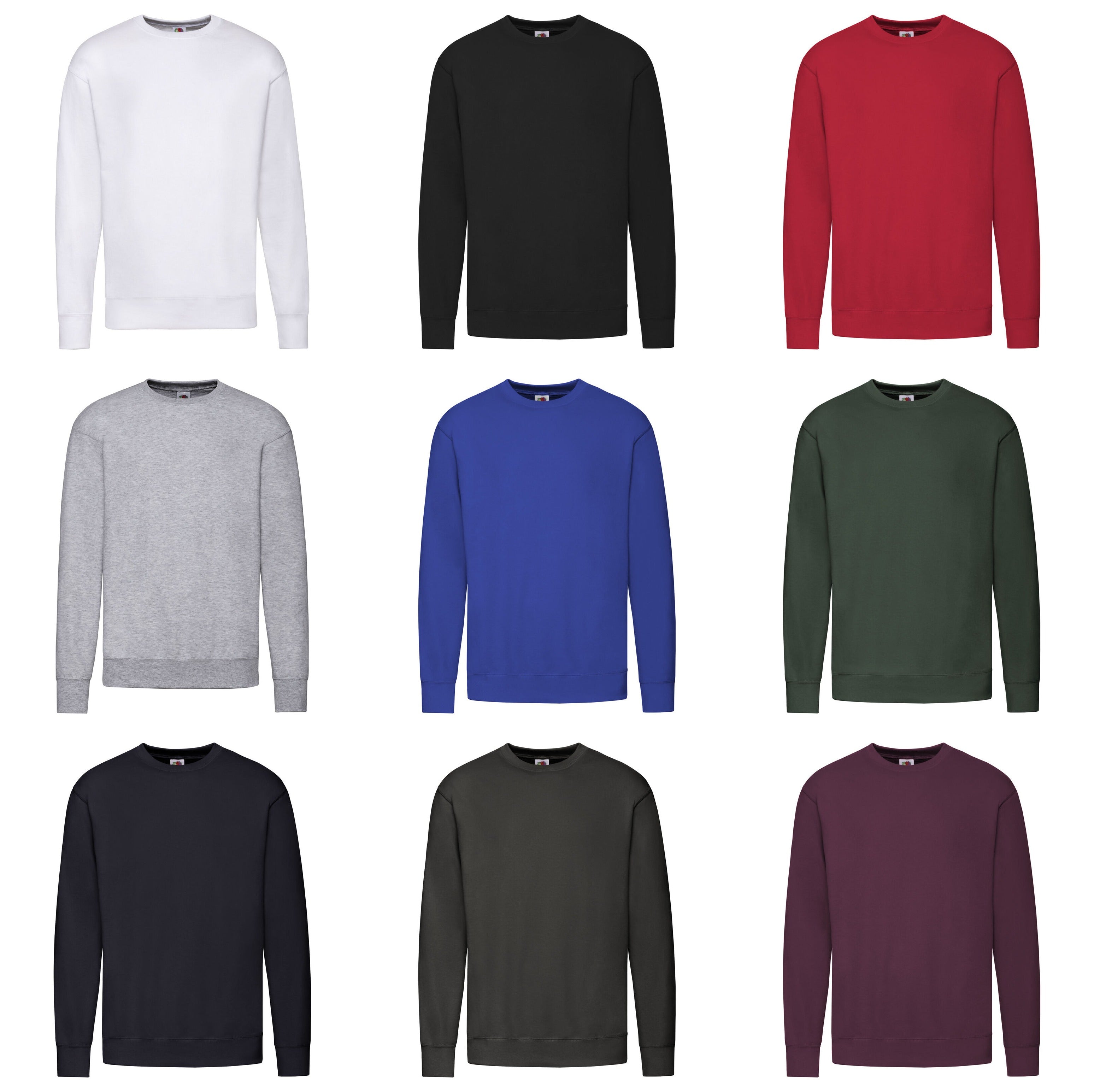 Sweat-shirt pour adultes 80% coton et 20% en polyester 240gr/m2 LIGHTWEIGHT SET-IN SWEAT