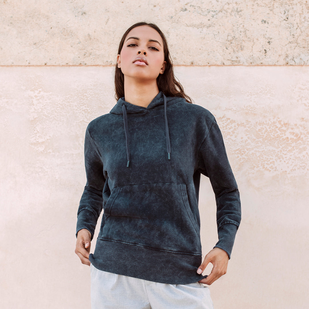 Sweatshirt unisexe avec capuche et tissu GREA