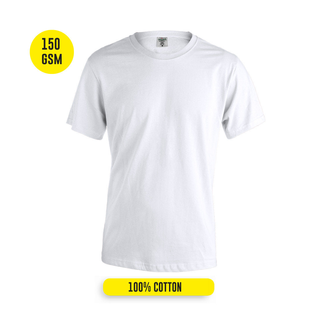 T-shirt blanc 100% coton KEYA MC150