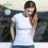 T-shirt blanc femme 100% coton KEYA WCS 150