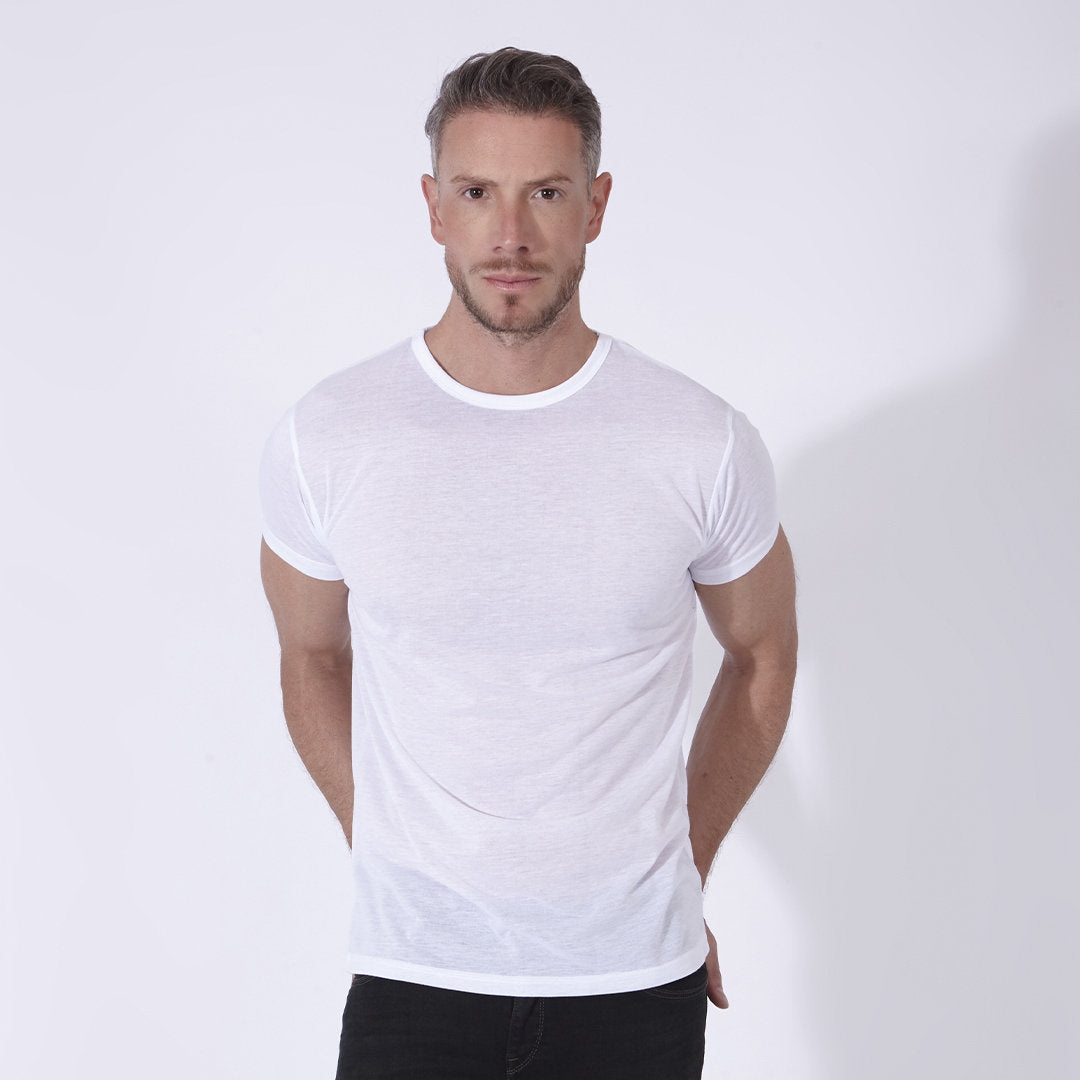T-shirt blanc pour adultes 100% coton KEYA MC130