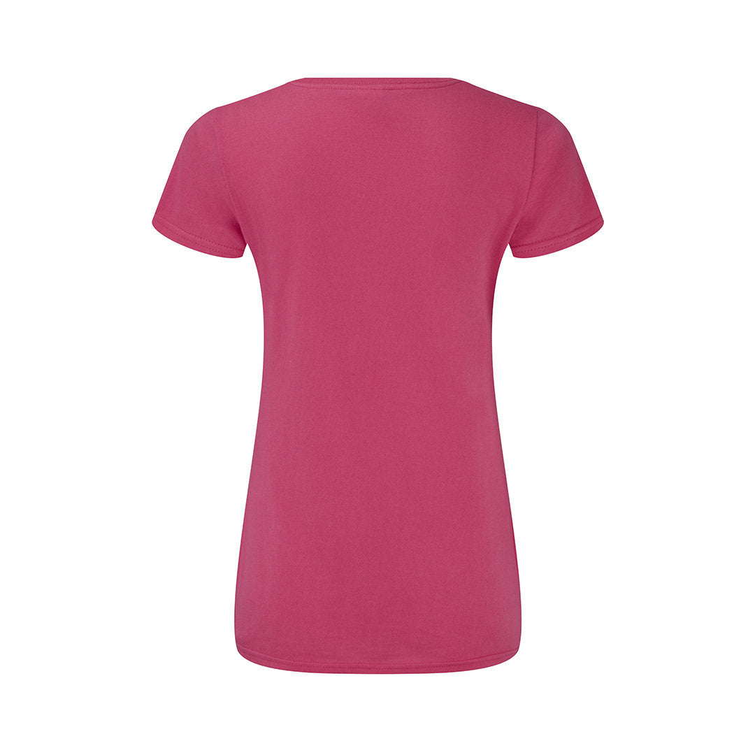 T-shirt femme 100 % coton peigné ring spun de 150gr/m2 filé en anneau ICONIC V-NECK