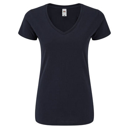 T-shirt femme 100 % coton peigné ring spun de 150gr/m2 filé en anneau ICONIC V-NECK