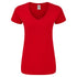 T-shirt femme 100 % coton peigné ring spun de 150gr/m2 filé en anneau ICONIC V-NECK