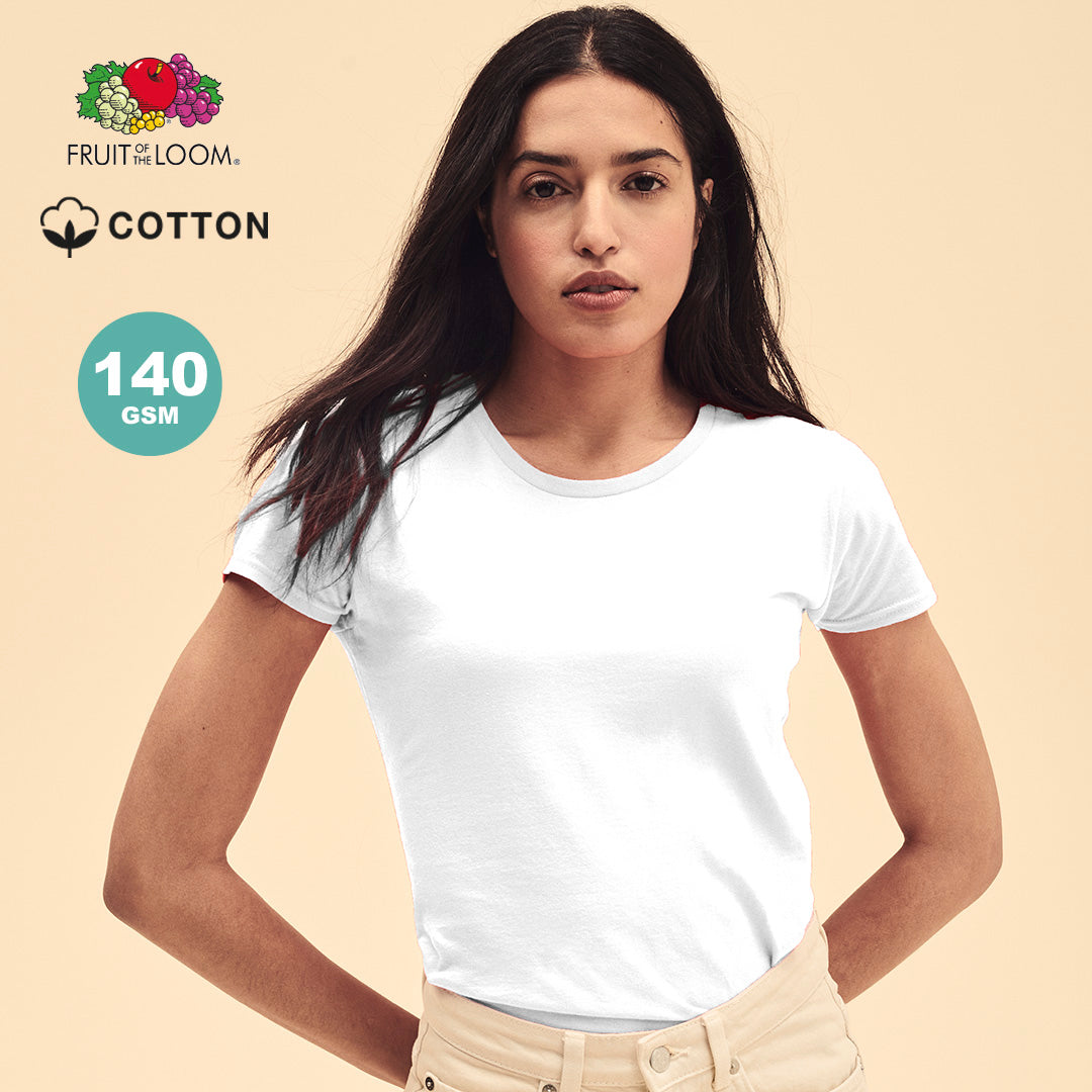 T-shirt femmes 100% coton 140 g/ m2 ICONIC