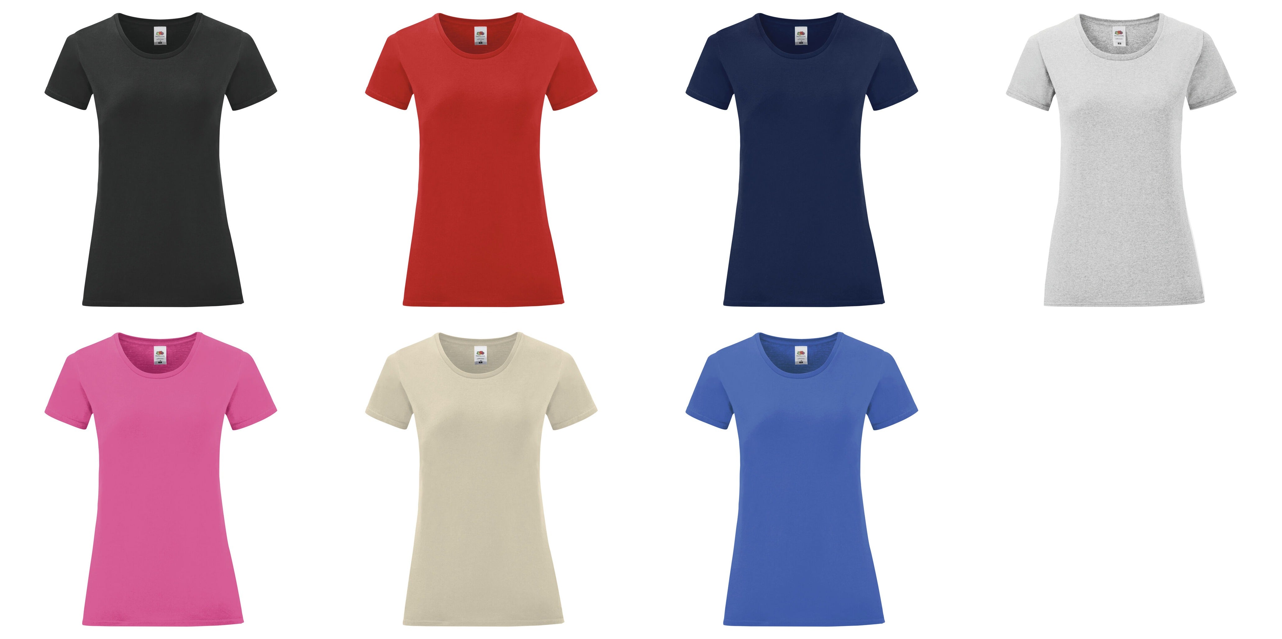 T-shirt femmes 100% en coton 150g/m2 ICONIC
