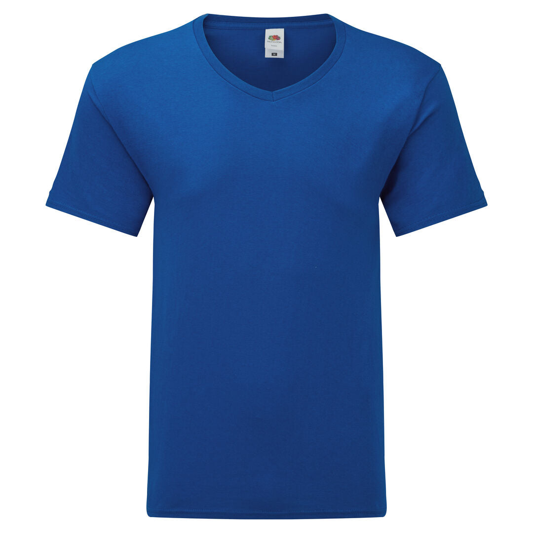 T-shirt pour adulte couleur 100% coton peigné ring spun de 150gr/m2 ICONIC V-NECK
