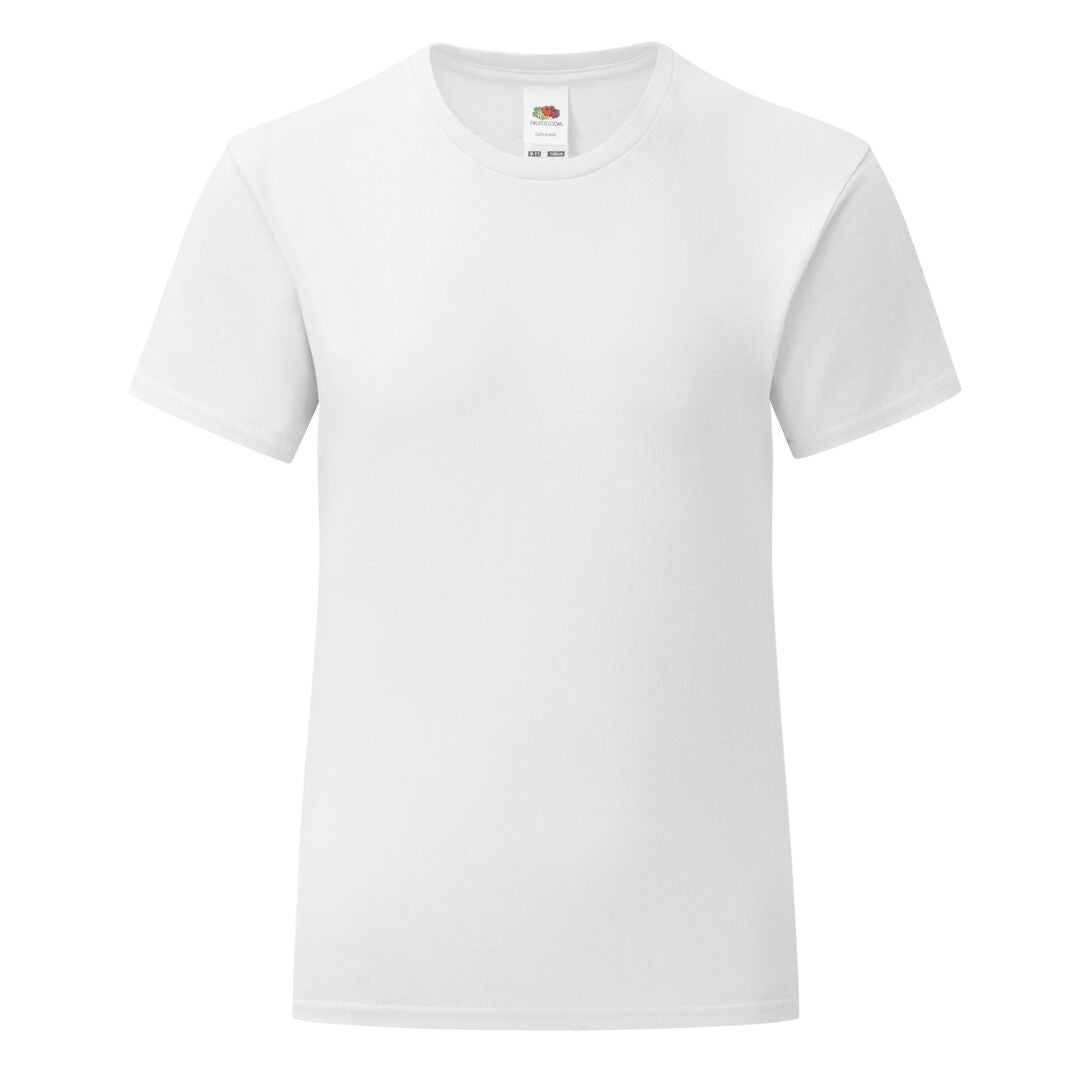 T-shirt pour filles 100% coton peigné 140 g/ m2 ICONIC