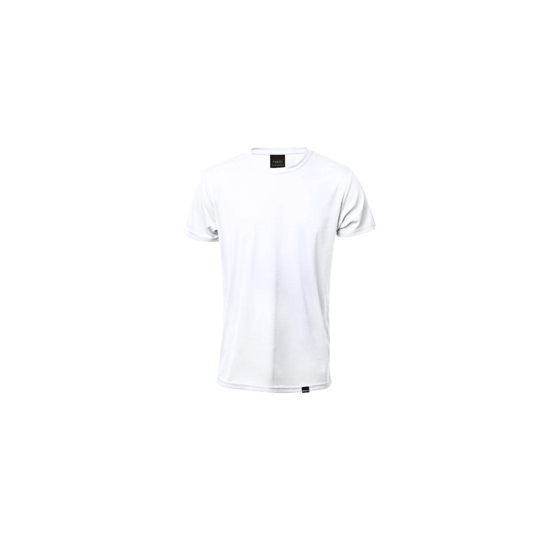 T-shirt technique 100% polyester pour adulte en rpet respirant 135gr/m2 MARKUS
