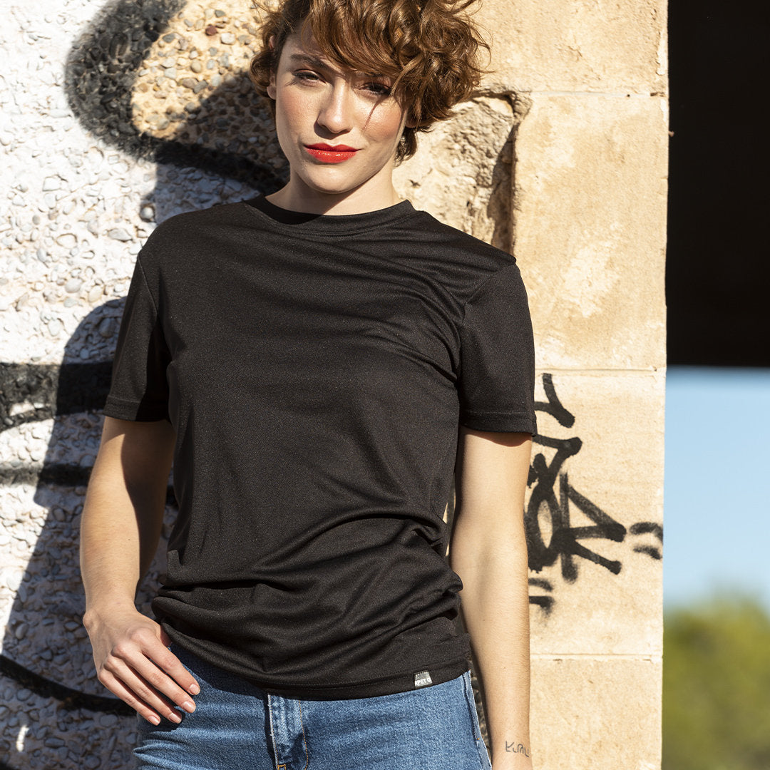 T-shirt technique 100% polyester pour adulte en rpet respirant 135gr/m2 MARKUS
