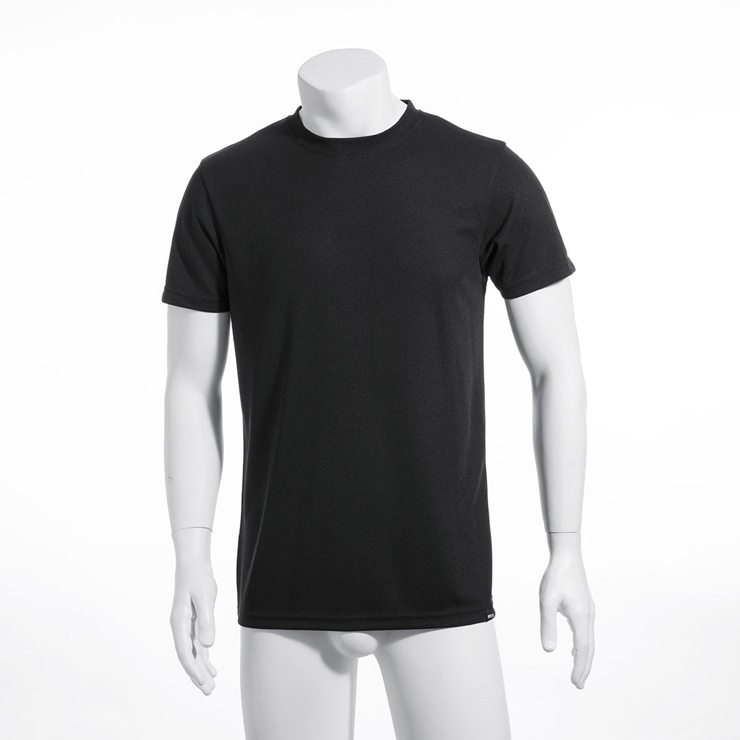 T-shirt technique 100% polyester pour adulte en rpet respirant 135gr/m2 MARKUS