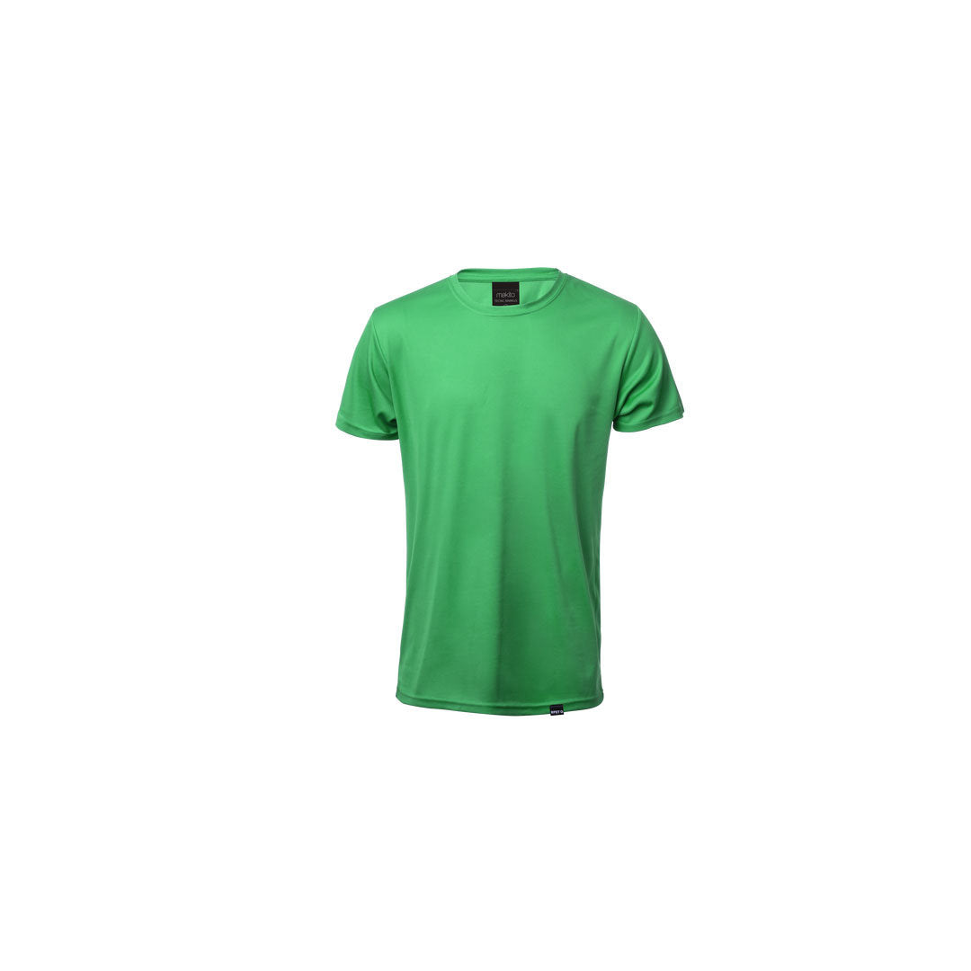 T-shirt technique 100% polyester pour adulte en rpet respirant 135gr/m2 MARKUS