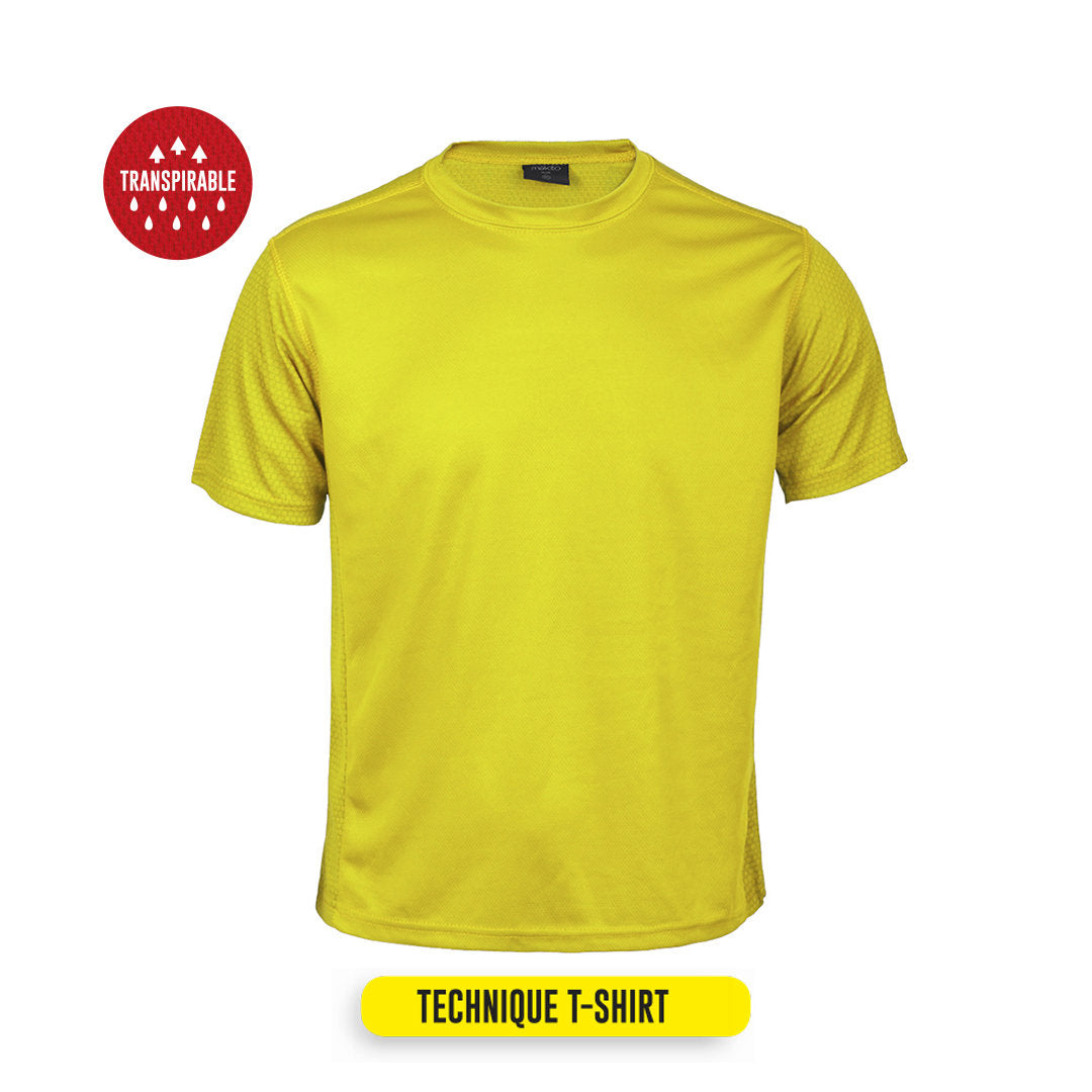 T-shirt technique pour adultes 100% polyester respirant 135gr/m2 TECNIC ROX
