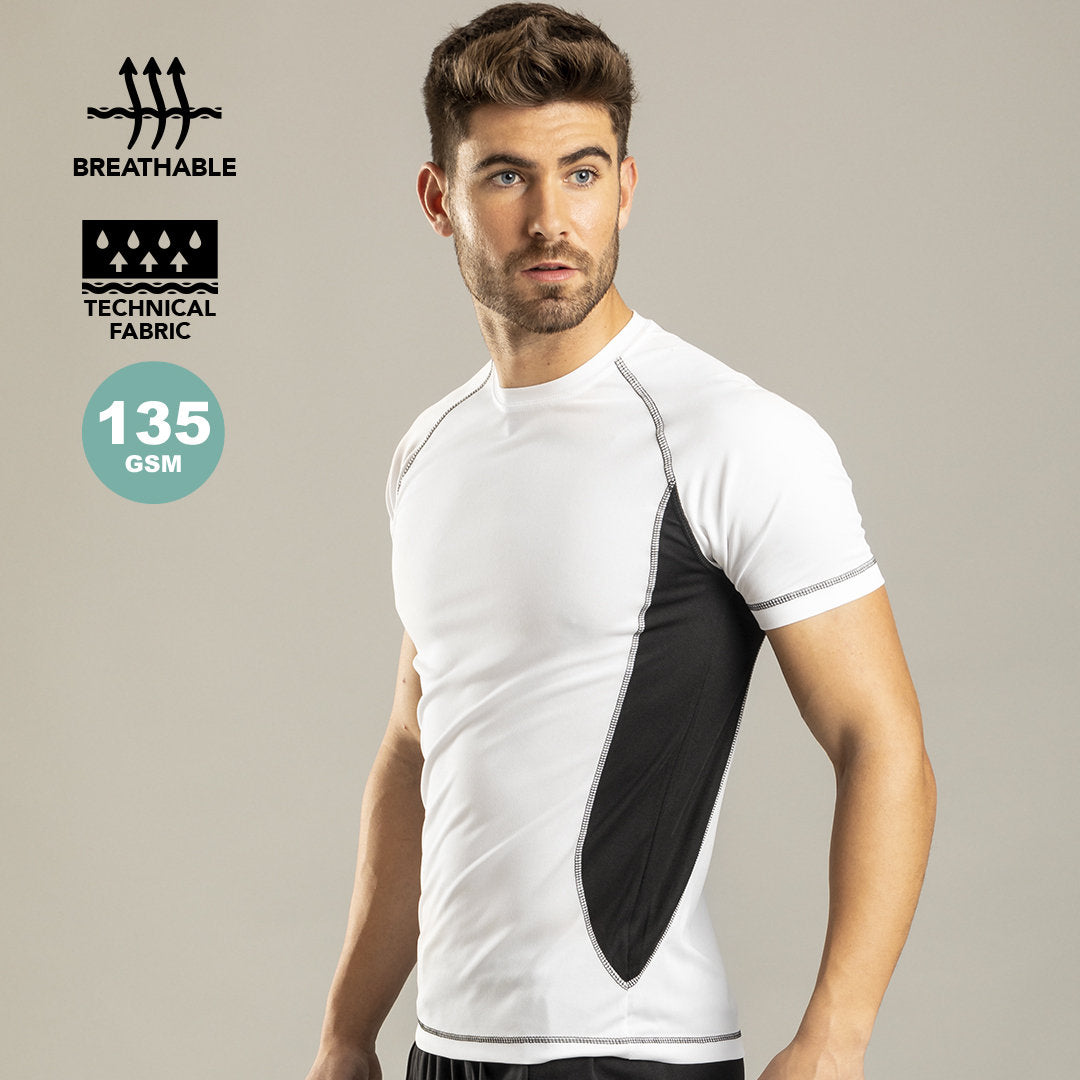 T-shirt technique pour adultes en 100% polyester respirant 135gr/m2 TECNIC COMBI