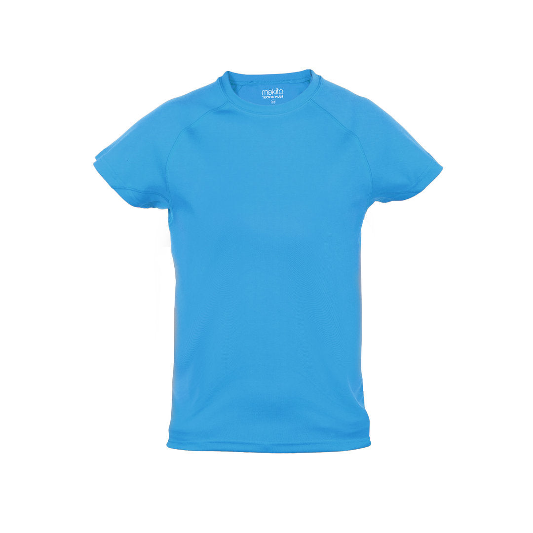 T-shirt technique pour enfant 100% polyester respirant de 135gr/m2 TECNIC PLUS