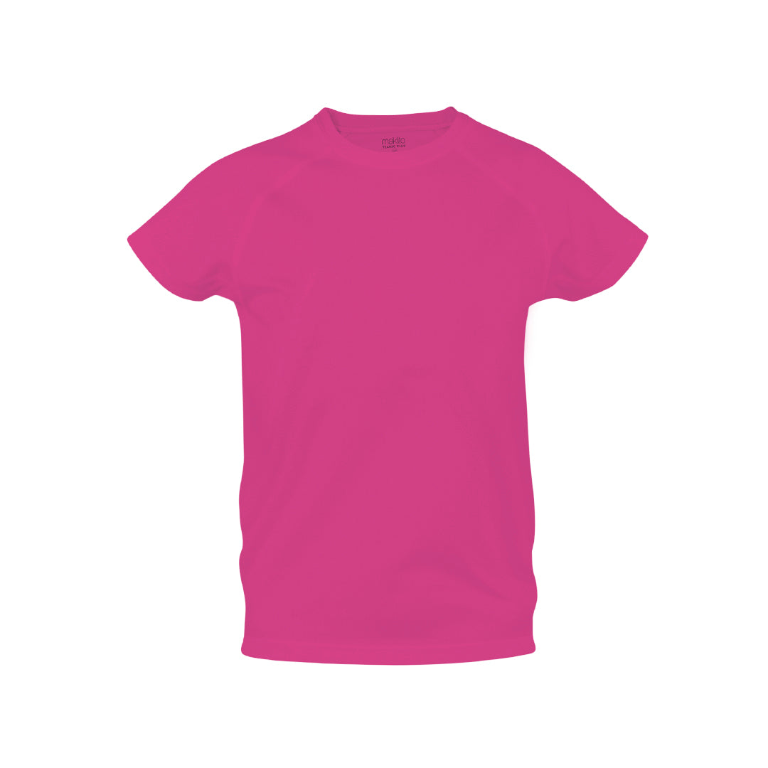 T-shirt technique pour enfant 100% polyester respirant de 135gr/m2 TECNIC PLUS