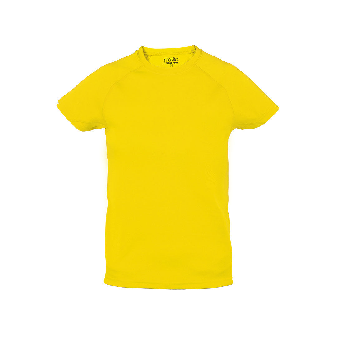 T-shirt technique pour enfant 100% polyester respirant de 135gr/m2 TECNIC PLUS