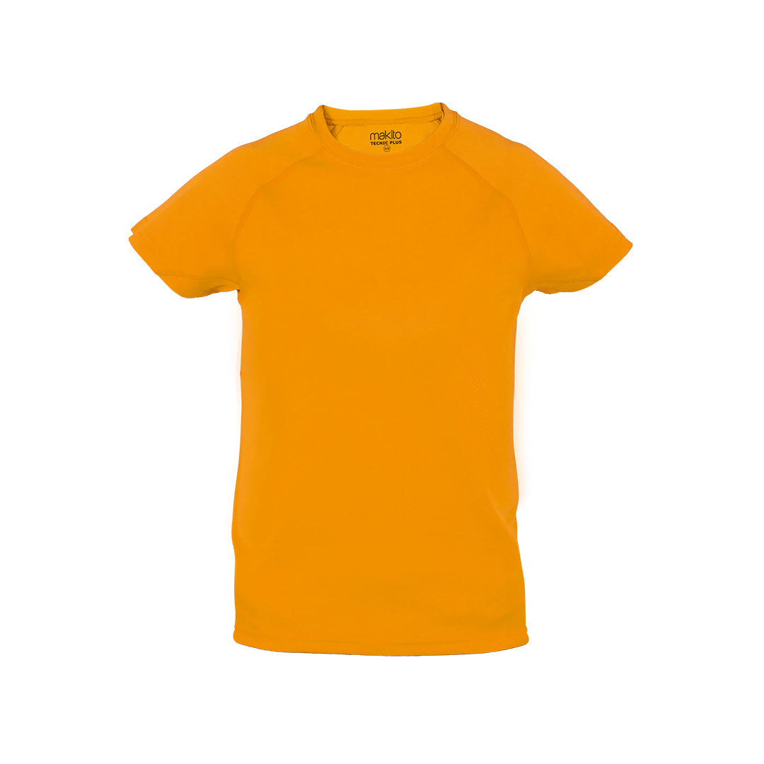 T-shirt technique pour enfant 100% polyester respirant de 135gr/m2 TECNIC PLUS