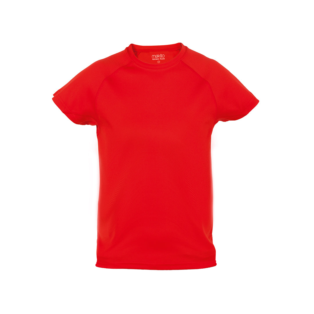 T-shirt technique pour enfant 100% polyester respirant de 135gr/m2 TECNIC PLUS
