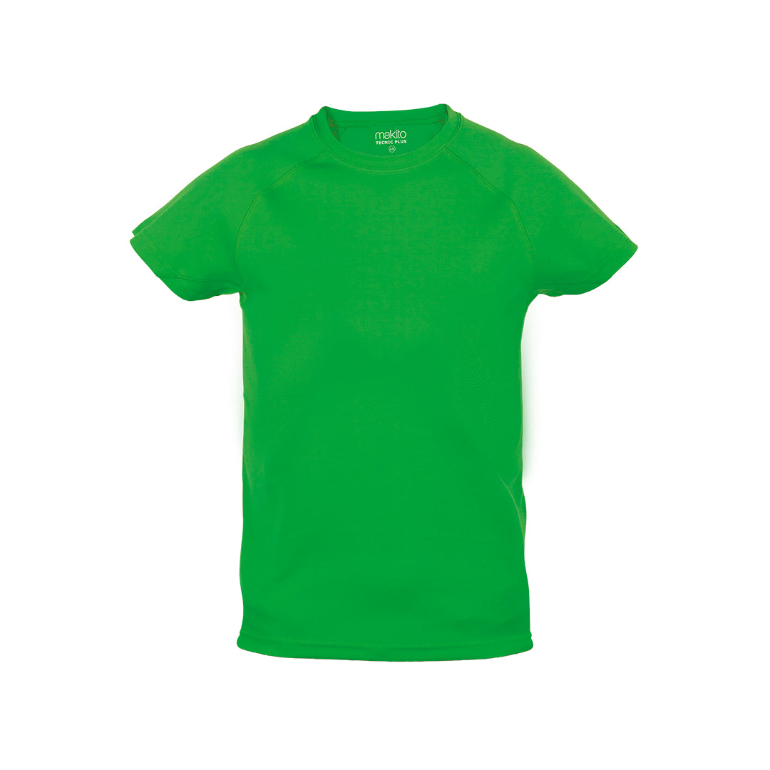 T-shirt technique pour enfant 100% polyester respirant de 135gr/m2 TECNIC PLUS
