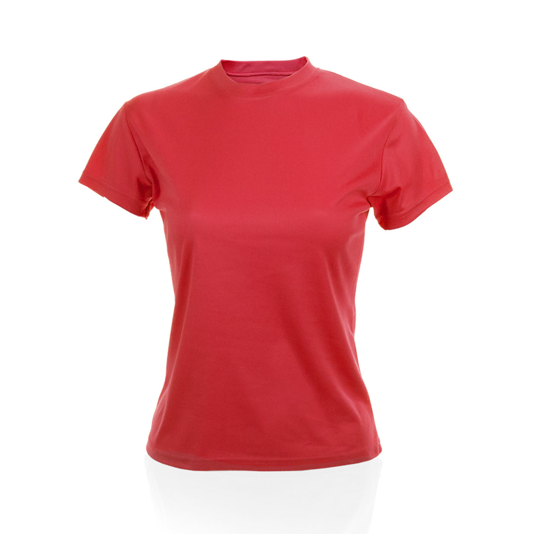 Tee shirt femme séchage rapide personnalisé en polyester 130G/M² Blanc Respirant  Sport
