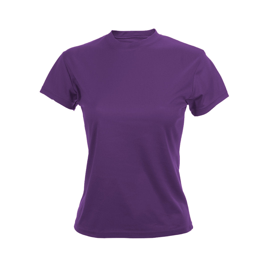 T-shirt technique pour femme 100% polyester respirant de 135gr/m2 TECNIC PLUS