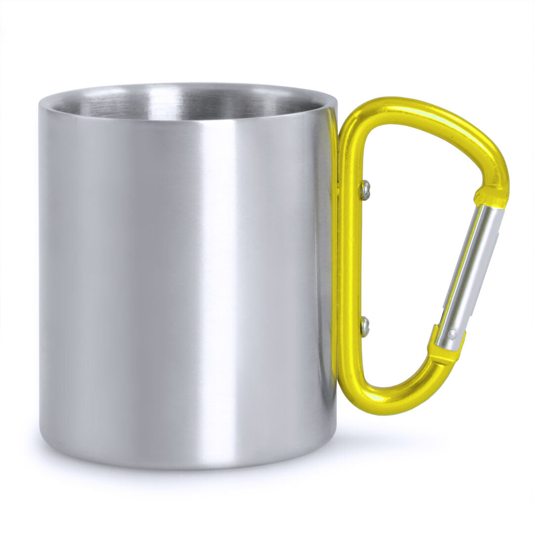 Tasse en acier inoxydable de 210 ml BASTIC jaune