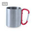 Tasse en acier inoxydable de 210 ml BASTIC avec marquage logo