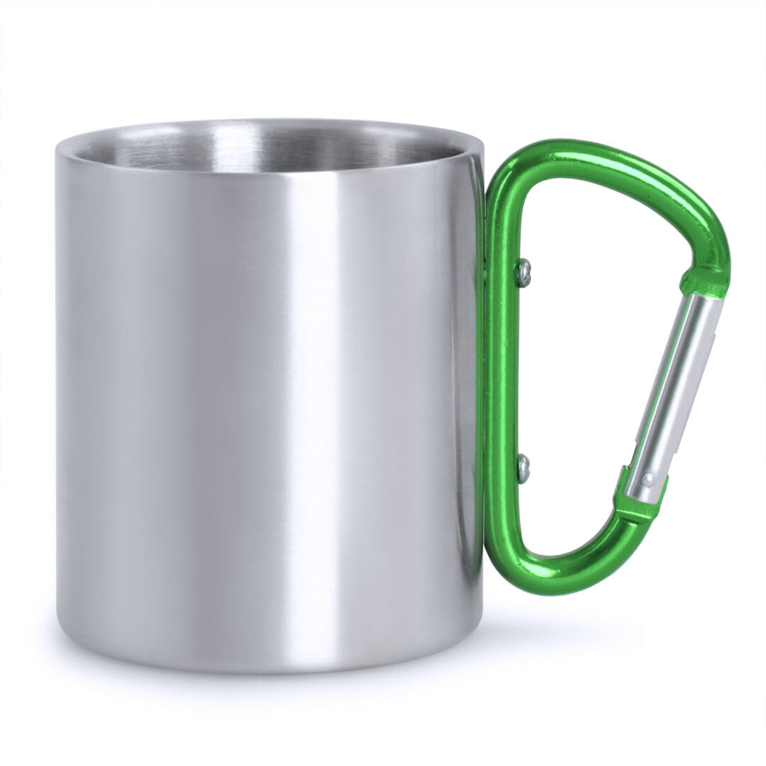 Tasse en acier inoxydable de 210 ml BASTIC verte