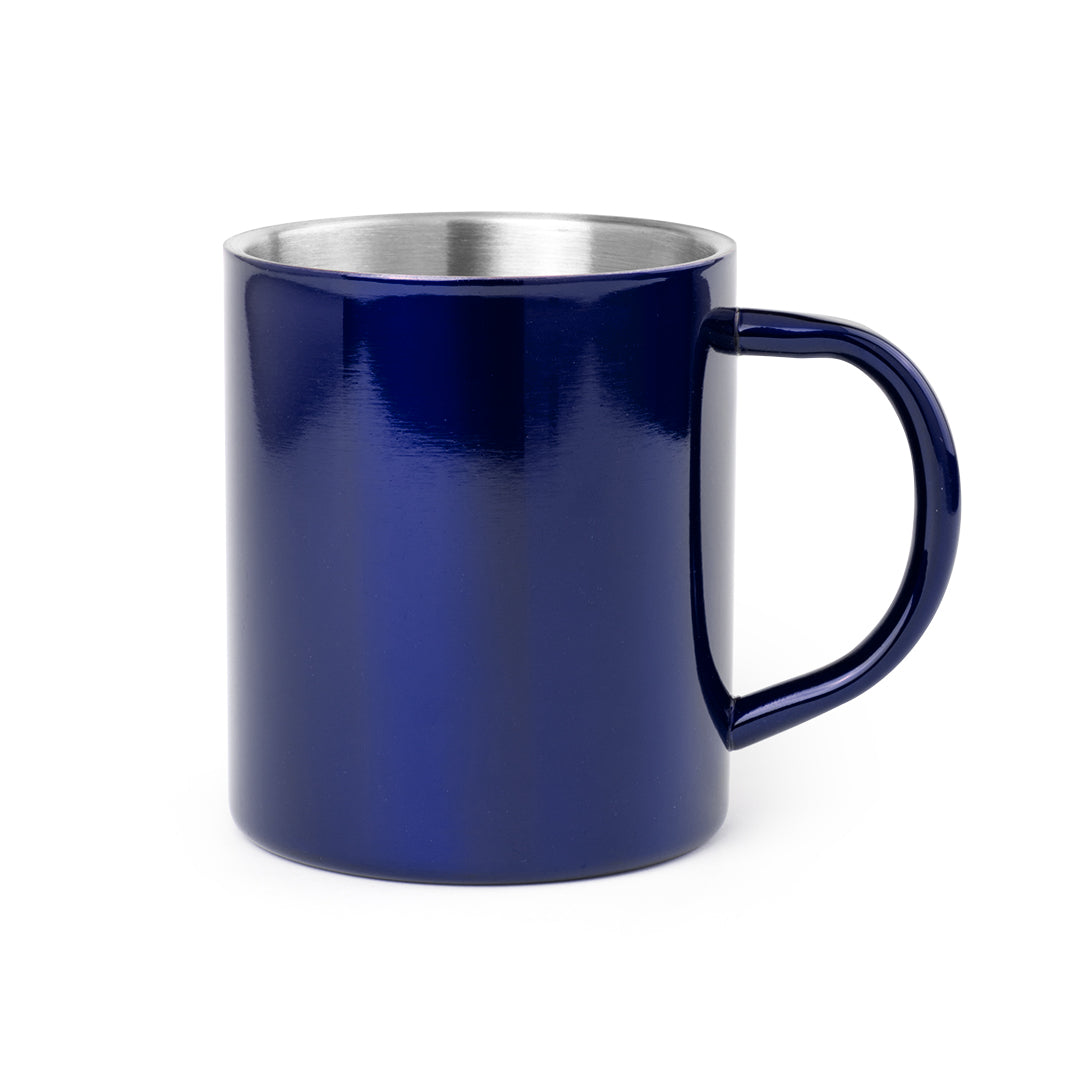 Tasse en acier inoxydable de 280 ml YOZAX bleue