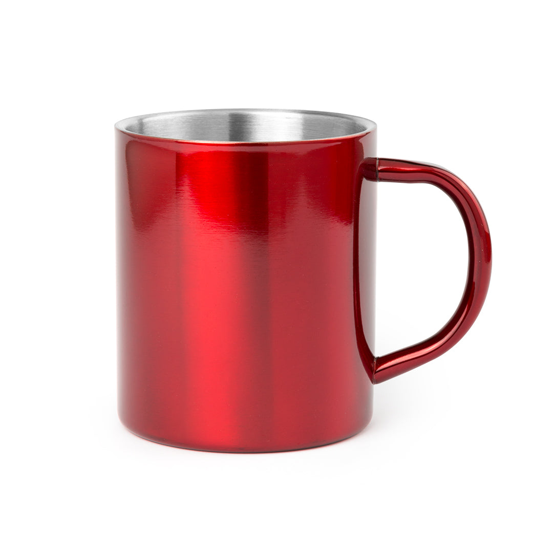 Tasse en acier inoxydable de 280 ml YOZAX rouge